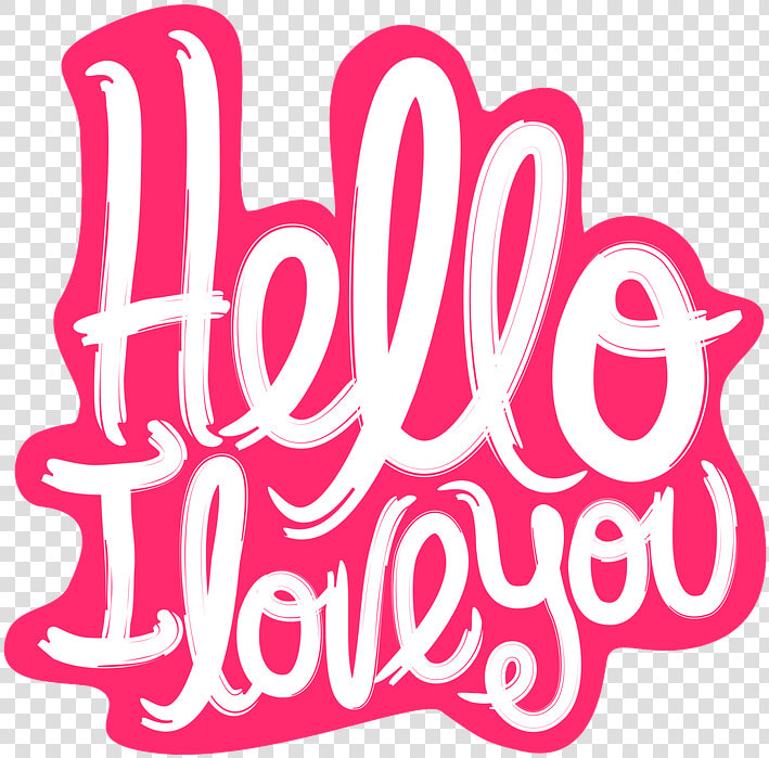 Love  Hello  Heart  Romantic  Cute  Lettering  Happy  HD Png DownloadTransparent PNG