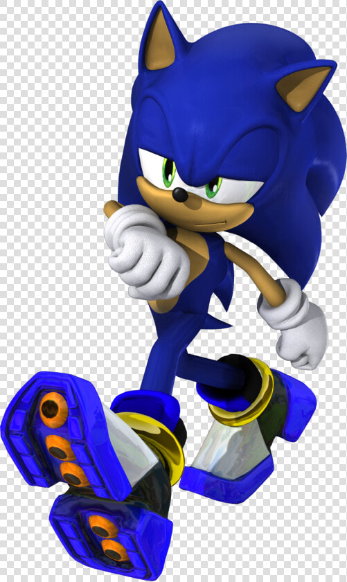 Transparent Shadow The Hedgehog Png   Sonic The Hedgehog With Shadow Shoes  Png DownloadTransparent PNG