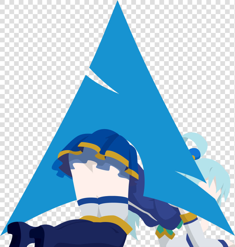 Neckbeard Drawing Arch Linux   Konosuba Aqua Wear Panties Or Not  HD Png DownloadTransparent PNG