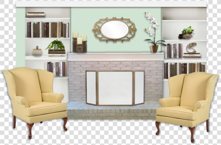 Living Room Design Board   Club Chair  HD Png DownloadTransparent PNG