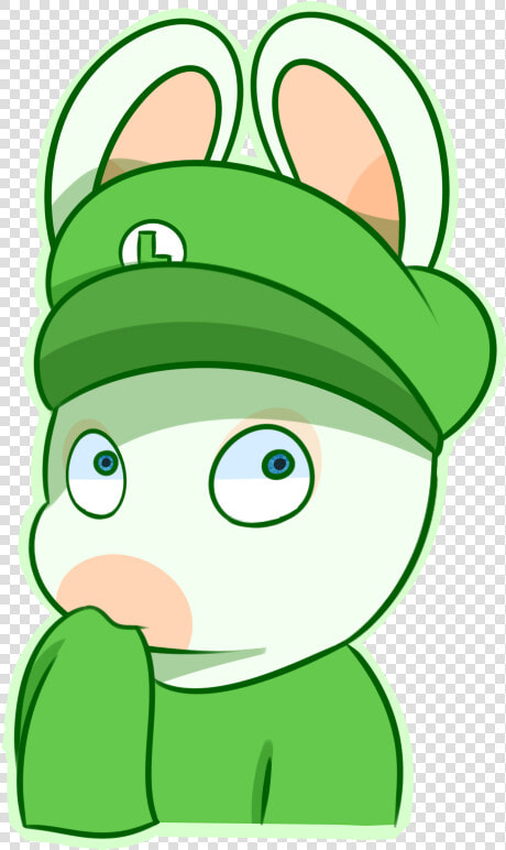 Rabbid Luigi Fanart  HD Png DownloadTransparent PNG