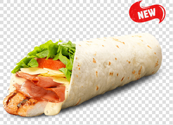 Grilled Chicken Caesar Wrap   Sandwich Wrap  HD Png DownloadTransparent PNG