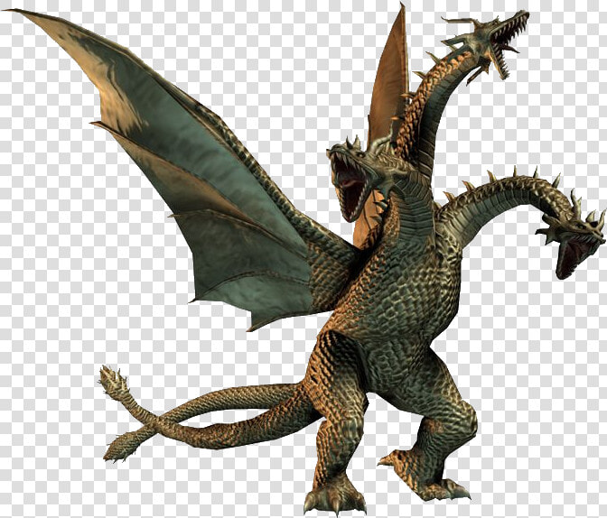 King Ghidorah   King Ghidorah Godzilla Unleashed  HD Png DownloadTransparent PNG