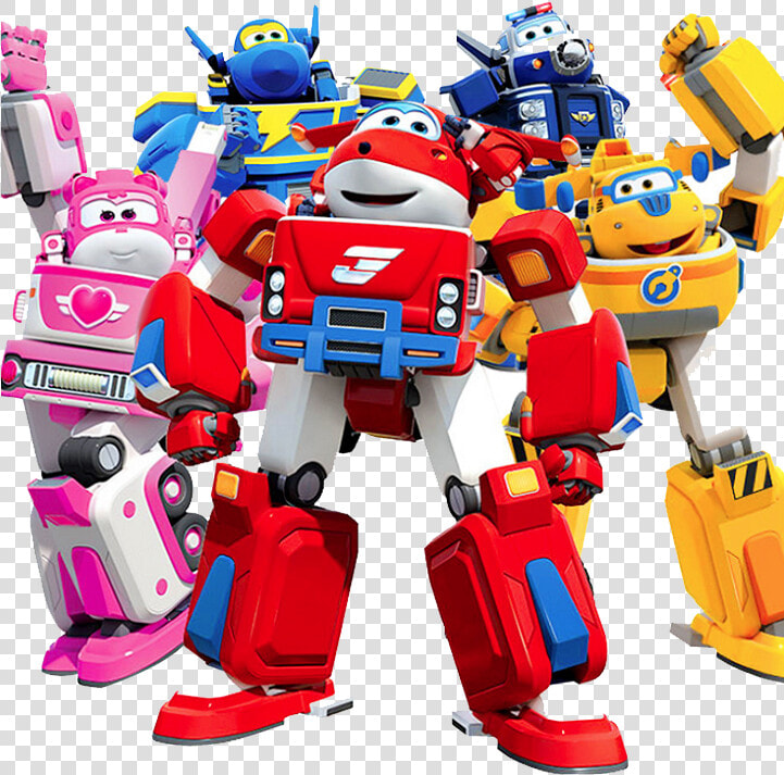 Robot Super Wings Kết Hợp Xe Cứu Hộ Nhỏ Mô Hình Jet   Super Wings Transformer Characters  HD Png DownloadTransparent PNG