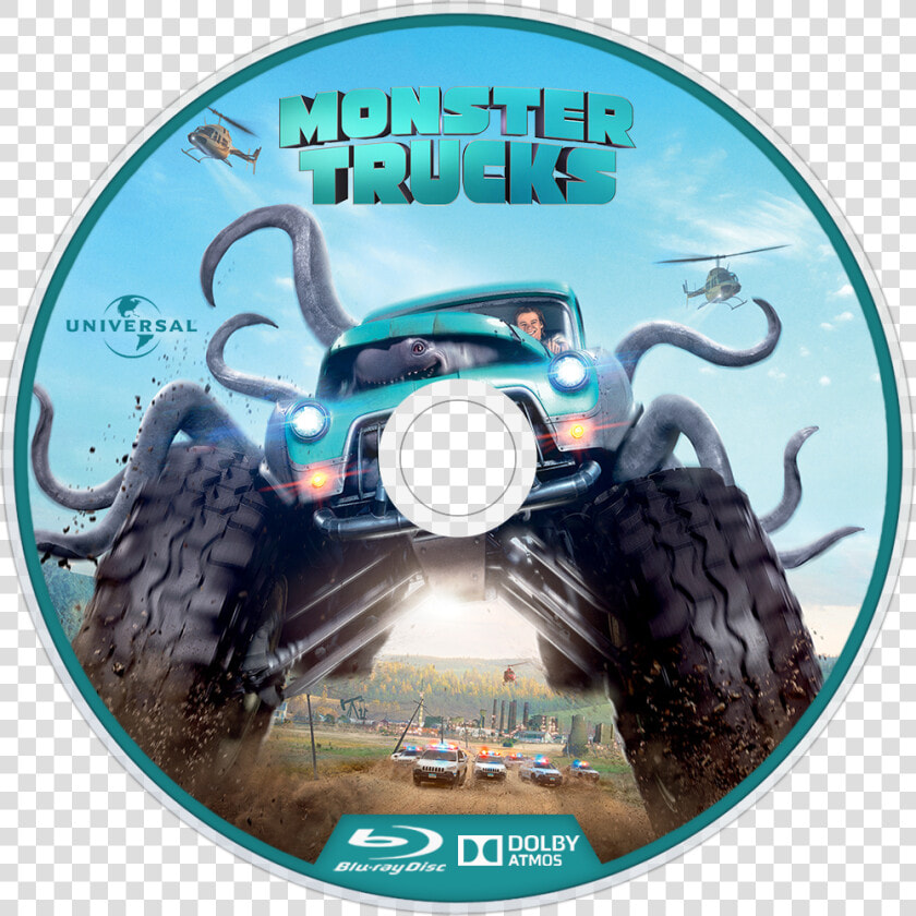 Monster Trucks Bluray Disc Image   Monster Truck Dvd Cover  HD Png DownloadTransparent PNG