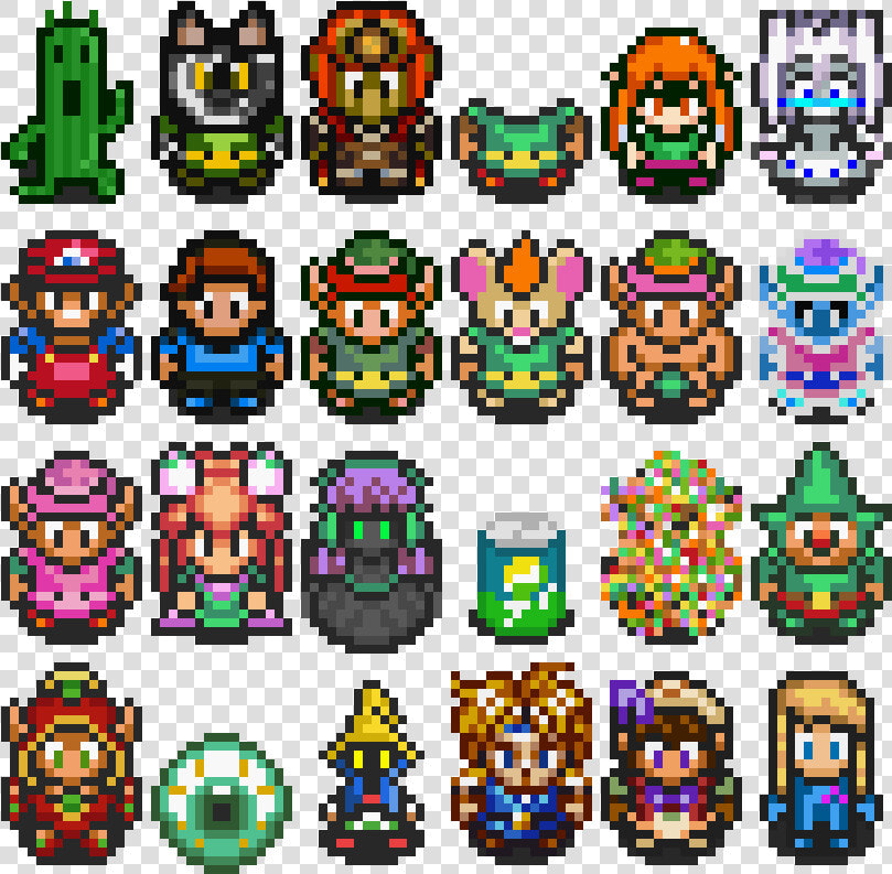 Link Sprite Options   Link To The Past Zelda Sprite  HD Png DownloadTransparent PNG