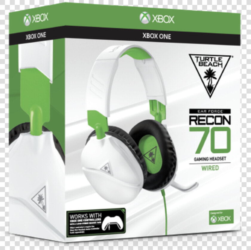 Turtle Beach Ear Force Recon 70 Wired Gaming Headset   Turtle Beach Recon 70 Xbox  HD Png DownloadTransparent PNG