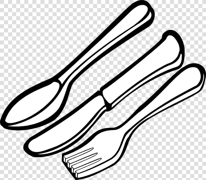 Silverware Free Stock Photo   Utensils Clipart Black And White  HD Png DownloadTransparent PNG