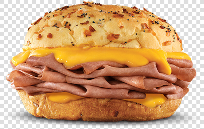 Roast Beef And Cheddar On An Onion Roll  HD Png DownloadTransparent PNG