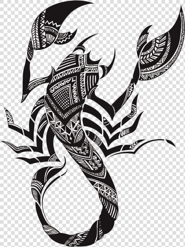 Tattoo Scorpion Totem Download Free Image Clipart   Scorpion Tattoo  HD Png DownloadTransparent PNG