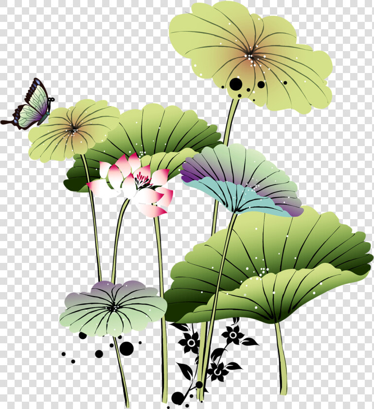 Chinese Painting Wash Art   Lotus Flower Drawing Chinese  HD Png DownloadTransparent PNG