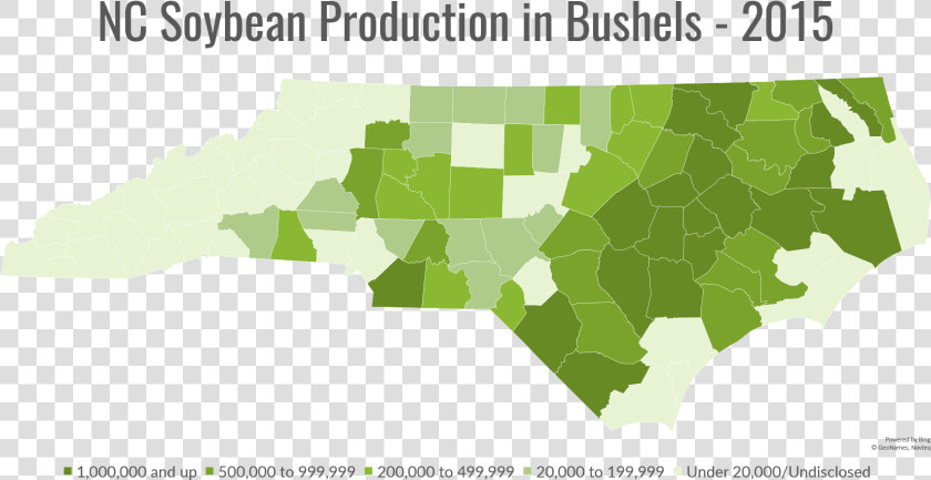 North Carolina Soybean Farms Map  HD Png DownloadTransparent PNG