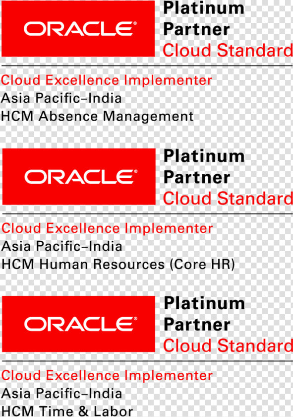 Oracle Platinum Partner  HD Png DownloadTransparent PNG