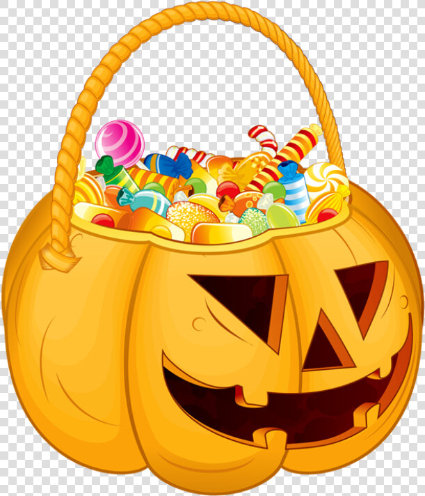 October Clipart Candy   Trick Or Treat Bag Png  Transparent PngTransparent PNG