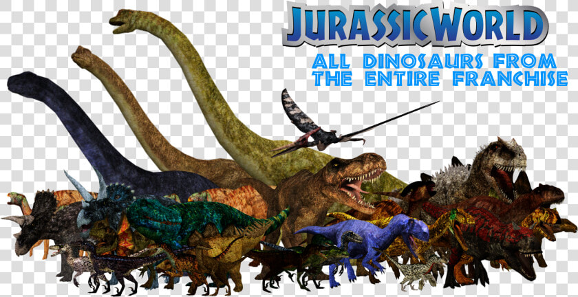 Jurassic Park Franchise Dinosaurs  HD Png DownloadTransparent PNG