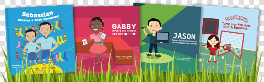 Entrepreneur Kid Book Grass   Kids Entrepreneurship  HD Png DownloadTransparent PNG