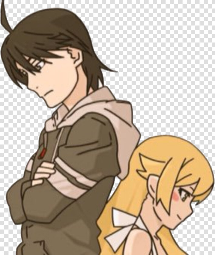  monogatari  shinobu  araragi  anime  manga  videogames   Cartoon  HD Png DownloadTransparent PNG