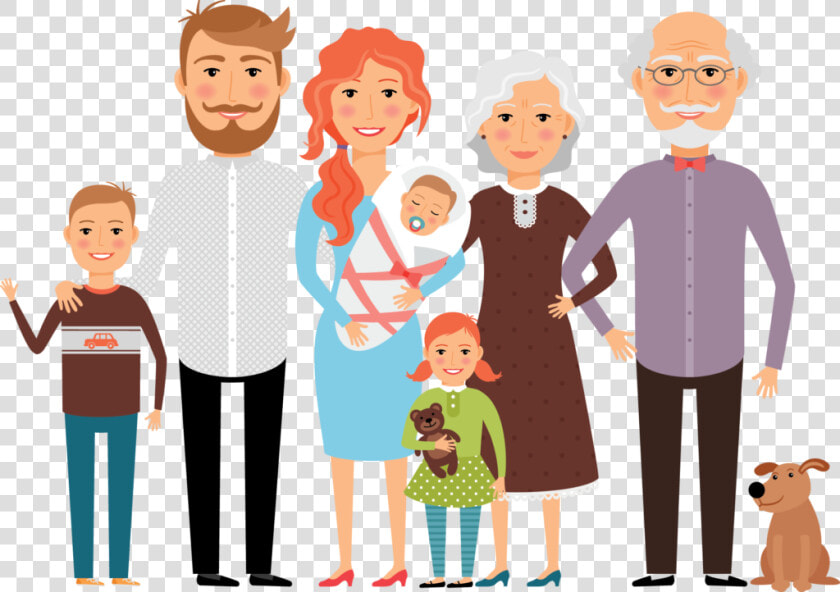 Happy Family Photo Sharing   Clipart Family Members  HD Png DownloadTransparent PNG