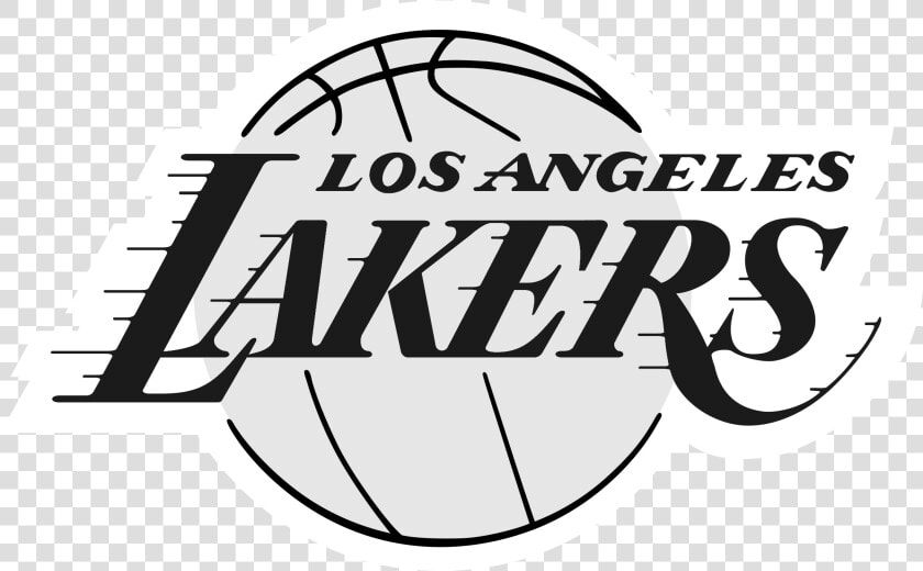 Los Angeles Lakers Logo Black And White   Black And White Lakers Logo Png  Transparent PngTransparent PNG