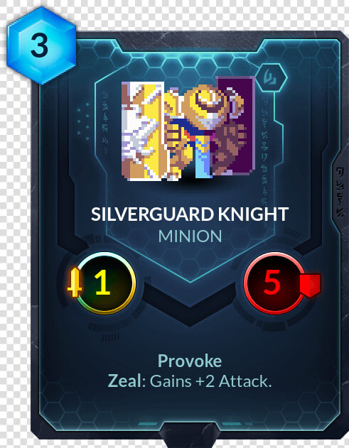 Silverguard Knight   Hatefurnace Duelyst  HD Png DownloadTransparent PNG