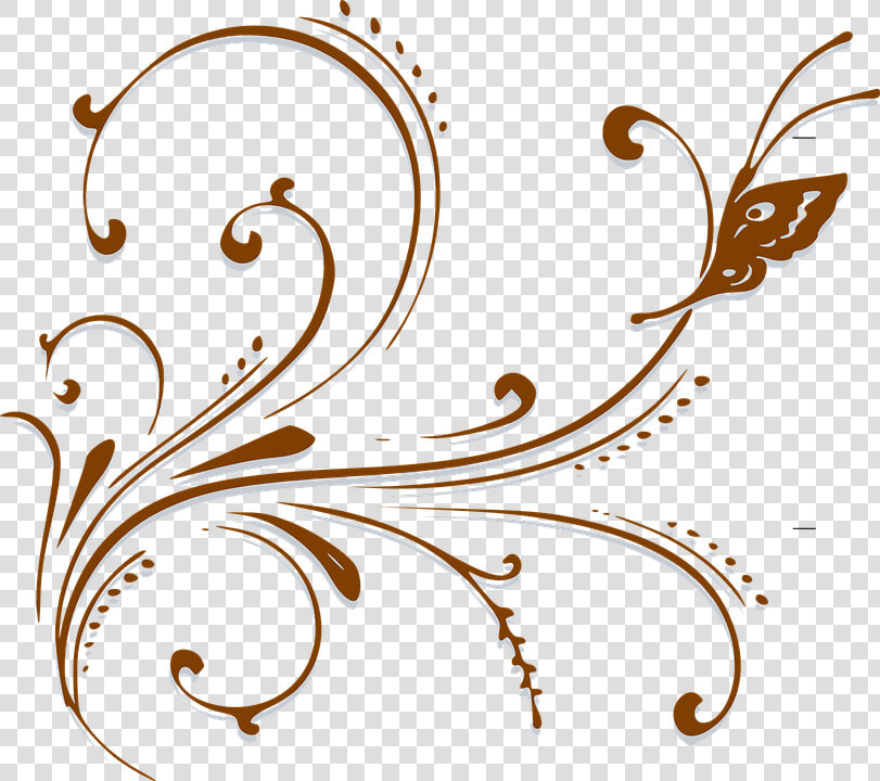 Scroll  Design  Retro  Vintage  Floral  Decoration   Vector Clip Art Png  Transparent PngTransparent PNG