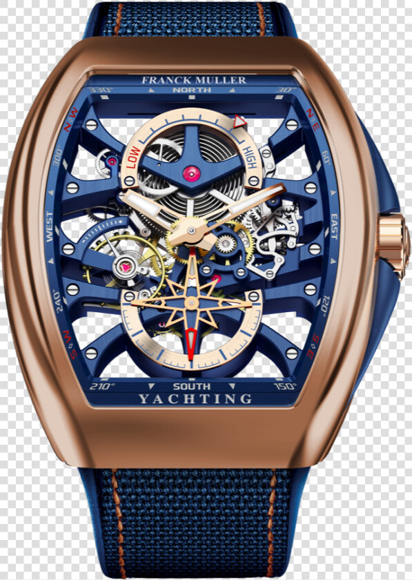 V 45 S6 Pr Sqt Ancre Fm Yacht   Franck Muller Vanguard Yachting Skeleton  HD Png DownloadTransparent PNG