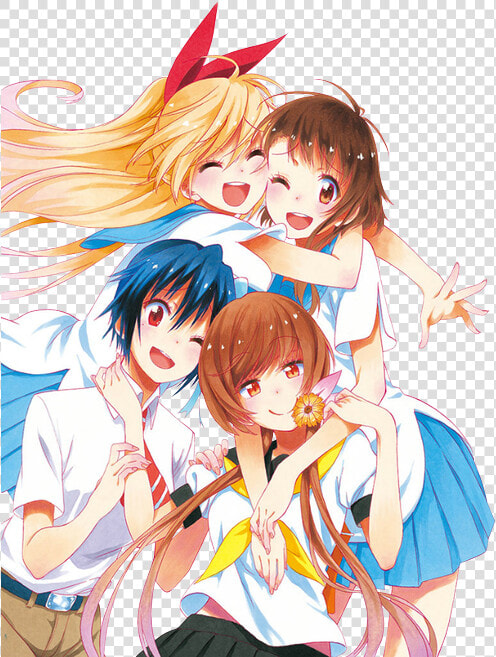 Nisekoi Chitoge Kosaki Marika And Tsugumi  HD Png DownloadTransparent PNG