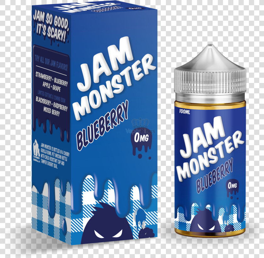 Blueberry Jam Monster Title   Jam Monster Liquid Strawberry  HD Png DownloadTransparent PNG