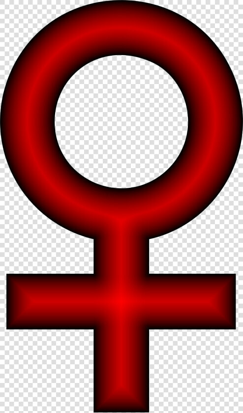 Female Symbol Crimson Clip Arts   Symbol Of Femininity  HD Png DownloadTransparent PNG