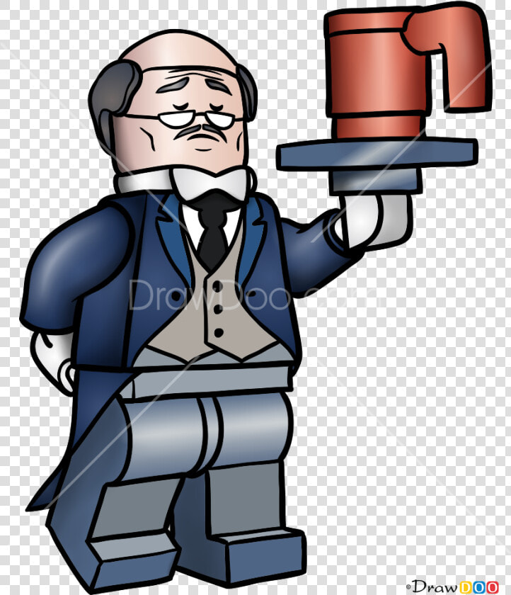 Draw Lego Alfred Clipart   Png Download   Alfred Lego Batman  Transparent PngTransparent PNG