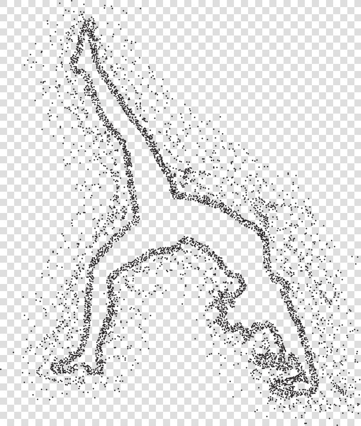 Particles Female Yoga Pose 8 Clip Arts  HD Png DownloadTransparent PNG