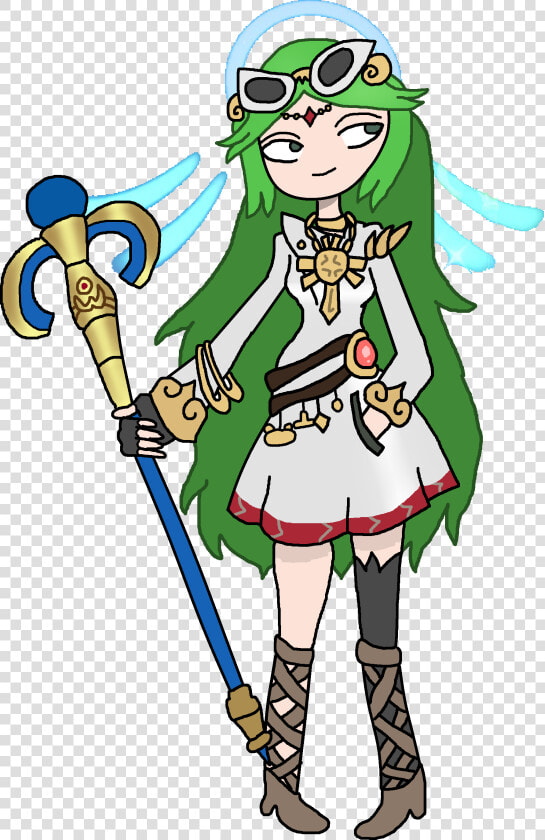 Palutena Fantendoverse Fantendo Nintendo   Casual Palutena  HD Png DownloadTransparent PNG