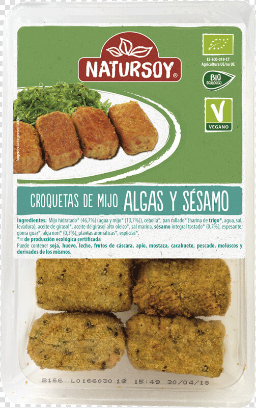 Croquetas De Mijo Y Algas  HD Png DownloadTransparent PNG