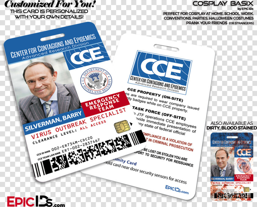 Center For Contagions And Epidemics Cdc Themed Cosplay   Epic Ids  HD Png DownloadTransparent PNG