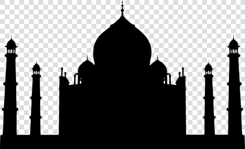 Taj  Mahal  Silhouette  Mughal  India  Agra  Indian   Taj Mahal Silhouette Png  Transparent PngTransparent PNG