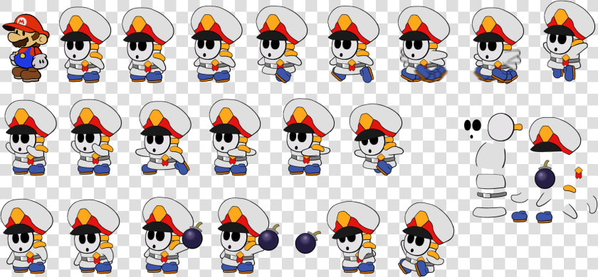 Bulky Bob Omb Https   Bob Omb Paper Mario  HD Png DownloadTransparent PNG