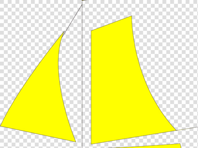 Yellow Clipart Sailboat   Sail  HD Png DownloadTransparent PNG