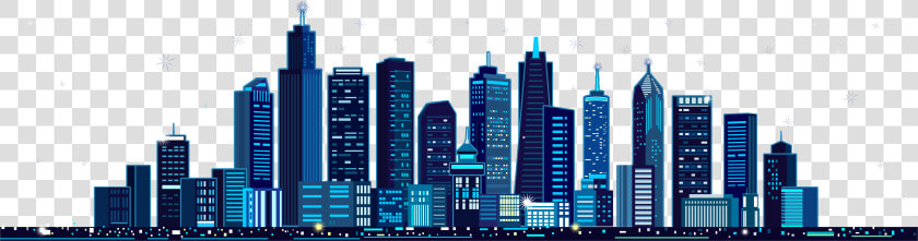 Blue Building City Festival M   City Building Vector Png  Transparent PngTransparent PNG