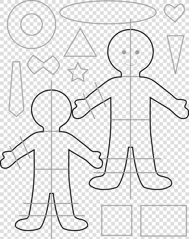 Paper Rag Doll Matryoshka Doll Pattern   Patron Para Hacer Muñecos  HD Png DownloadTransparent PNG