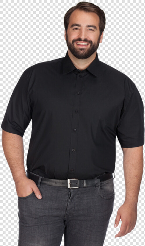 Business Shortsleeve Shirt Workwear Plus Size Men   Mens Collared T Shirts Plus Sizes  HD Png DownloadTransparent PNG