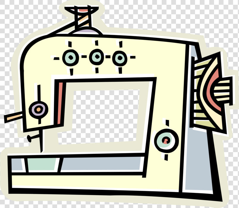 Vector Illustration Of Home Sewing Machine For Stitching  HD Png DownloadTransparent PNG