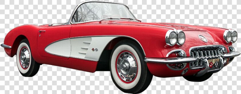 1956 Red Corvette  HD Png DownloadTransparent PNG