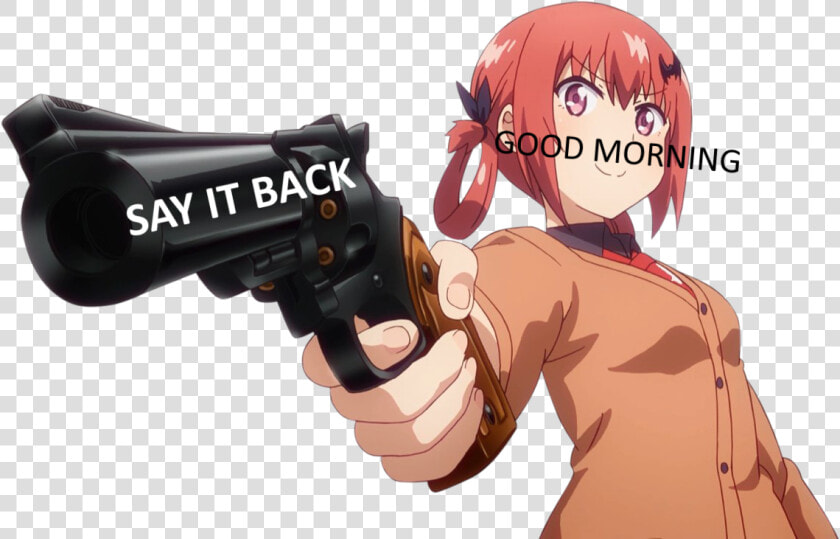 Satania With A Gun  HD Png DownloadTransparent PNG