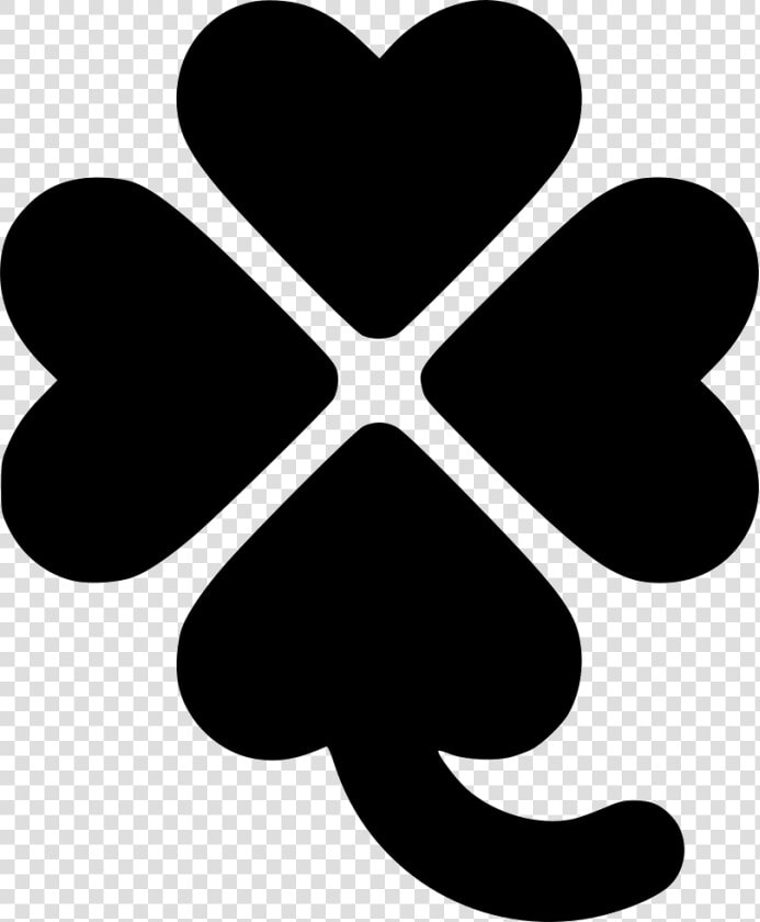 Four Leaved Shamrock Lucky  HD Png DownloadTransparent PNG