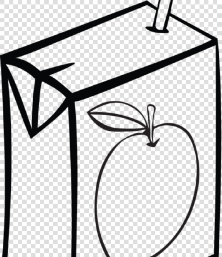 Juice Box Clip Art 358ra Apple Juice Box Clip Art From   Juice Black And White  HD Png DownloadTransparent PNG