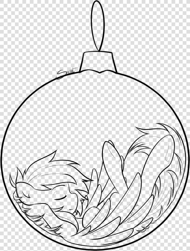 Rainbow Dash Bauble By Secret pony On Clipart Library   Mlp Rainbow Dash Lineart  HD Png DownloadTransparent PNG