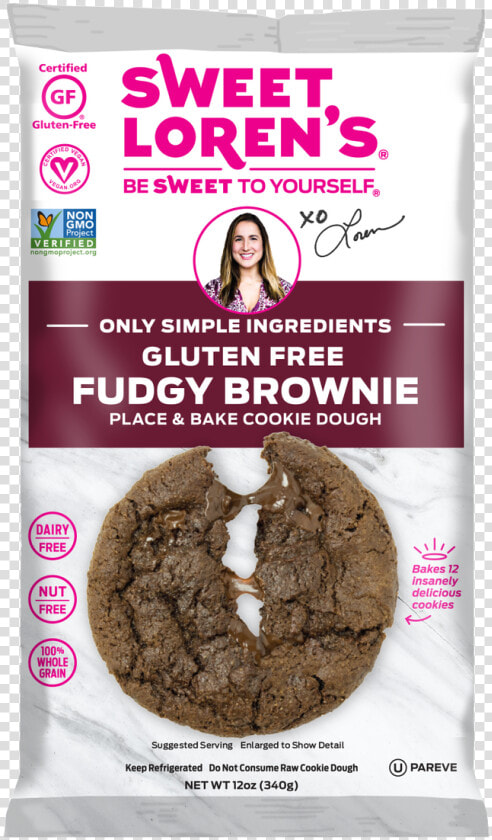 A Rich  Fudgy Brownie Recipe Inspired This Double Chocolate   Sweet Lorens Gluten Free Sugar Cookies  HD Png DownloadTransparent PNG