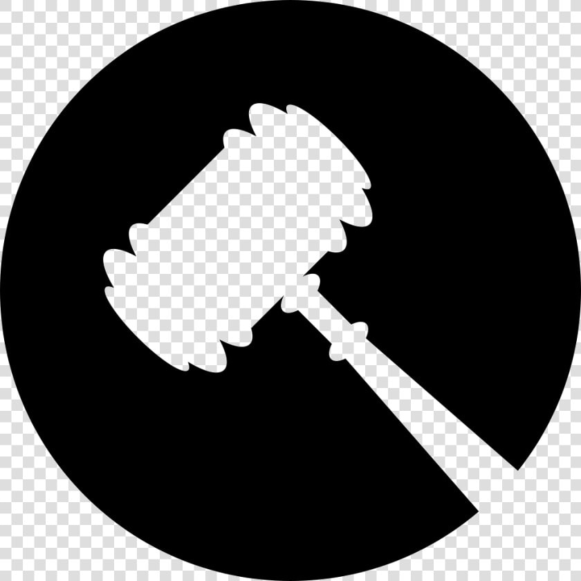 Gavel Computer Icons Law Symbol Judge   Symbol Law Black And White  HD Png DownloadTransparent PNG