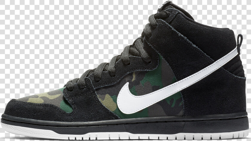 Nike Sb Dunk High Pro Black  HD Png DownloadTransparent PNG