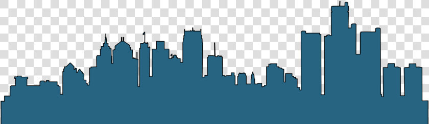 Detroit Vector Graphics Skyline Silhouette Illustration   Silhouette Detroit City Skyline  HD Png DownloadTransparent PNG